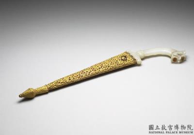 图片[3]-Dagger with jade hilt, Mughal Empire-China Archive